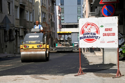 Osmangazi’de asfalt yenileme çalışmaları sürüyor