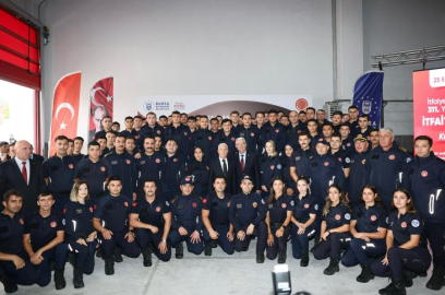 Bursa'da itfaiye teşkilatı güçleniyor: Harmancık'a tam donanımlı itfaiye binası