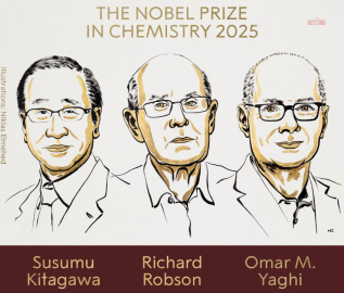 2025 Nobel Kimya Ödülü'nü kazanan belli oldu
