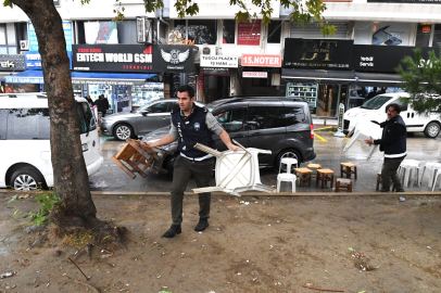 Osmangazi’de zabıta kaldırımları temizledi, işyerlerine cezai işlem uygulandı