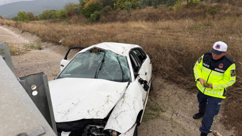 Bursa'da yoğun yağış kaza getirdi: 4 yaralı