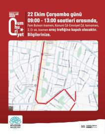 Nilüfer'de Cumhuriyet Koşusu nedeniyle bazı yollar trafiğe kapanacak