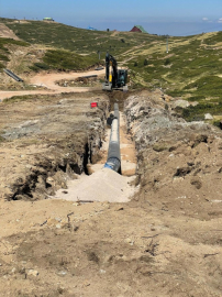 Bursa Büyükşehir, Uludağ'ın içme suyu hattını yeniledi