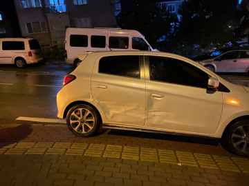 Mudanya’da trafik kazası: Çarpan araç olay yerinden kaçtı