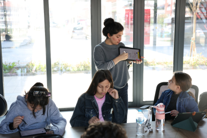 Nilüfer’de çocuklar animasyonun temellerini öğrendi