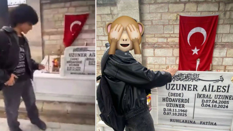 İkbal Uzuner’in mezarına çirkin saldırı: 2 şüpheli gözaltına alındı