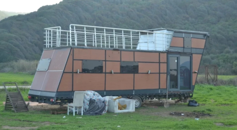 Bursa'da çalınan tiny house bulundu, zanlı tutuklandı