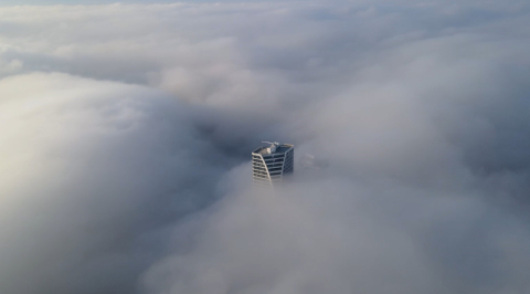 Bursa’da masalsı görüntüler: Şehri sis kapladı