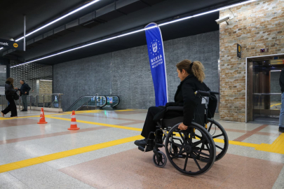 BursaRay Merinos İstasyonu'nda empati parkuru kuruldu