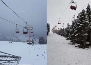 Uludağ'da kar yağışı etkisini sürdürüyor