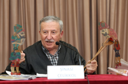 Nilüfer Belediyesi Karagöz ustası Şinasi Çelikol'u ağırladı