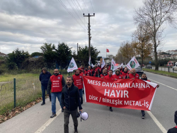 Bursa'da metal işçilerinin eylemleri sürüyor
