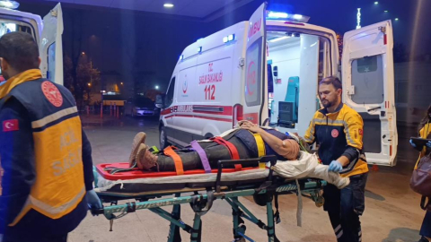 Bursa'da yolun karşısına geçmeye çalışan yayaya kamyonet çarptı