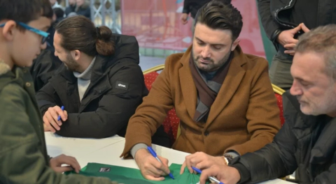 'Yeni Yıl Meydanı'nda Bursaspor coşkusu yaşandı