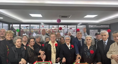 Nilüfer’de yaşlılar yeni yılı coşkuyla karşıladı