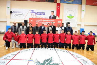 Osmangazi Belediyesi’nden amatör spor kulüplerine malzeme desteği