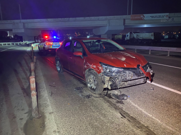 Nilüfer’de alkollü sürücü dehşeti: Otomobil karşı şeride savruldu, 1 kişi ağır yaralandı