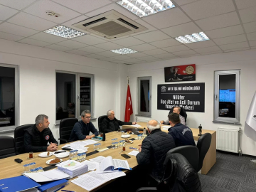 Nilüfer'de afetlere karşı hazırlık tatbikatı yapıldı