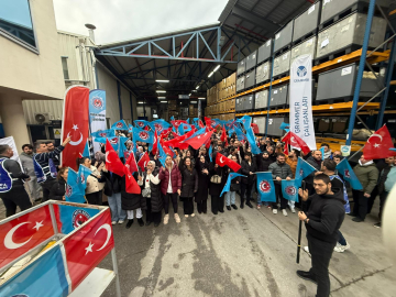 Türk Metal'in Bursa'da eylemleri sürüyor: Üretimden gelen gücümüzü kullanırız