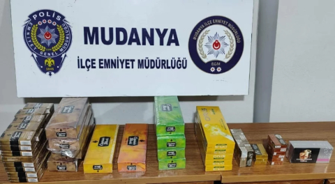 Bursa'da kaçak sigara operasyonu düzenlendi