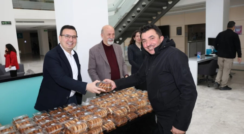 Nilüfer'de kandil simidi geleneği yaşatıldı