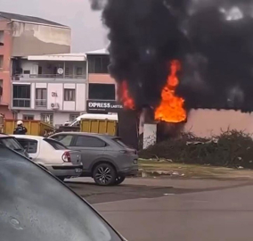 Osmangazi'de korkutan trafo yangını