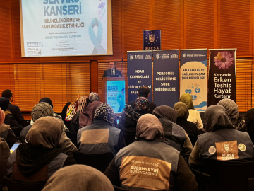 Bursa Büyükşehir’den kadın çalışanlara serviks kanseri farkındalık etkinliği