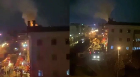 Bursa'da Dörtçelik Çocuk Hastanesi'nde korkutan yangın