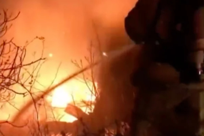 Bursa'da 2 katlı ev küle döndü