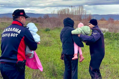 Uluabat Gölü taştı: Bursa'da evde mahsur kalan aile kurtarıldı