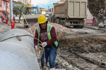 Bursa Büyükşehir, Mustafakemalpaşa'da 1970'li yıllardan kalma altyapıyı iyileştiriyor