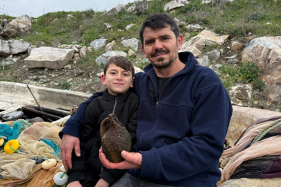 İznik Gölü'nde balıkçıların ağına küp takıldı