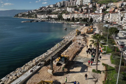Bursa Büyükşehir'den Gemlik sahilinde büyük dönüşüm