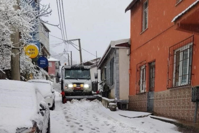 Osmangazi'de ekiplerden karla mücadele seferberliği