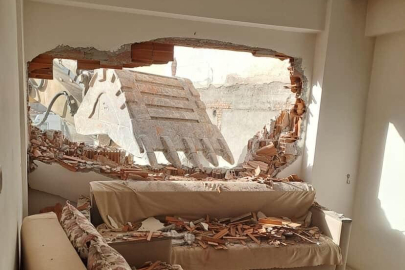 Karacabey'de temel kazısı sırasında duvar çöktü, apartman sakinleri sokağa döküldü