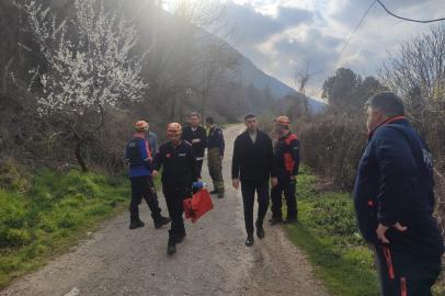 Bursa'da dağlık alanda mahsur kalan yaralı vatandaş kurtarıldı