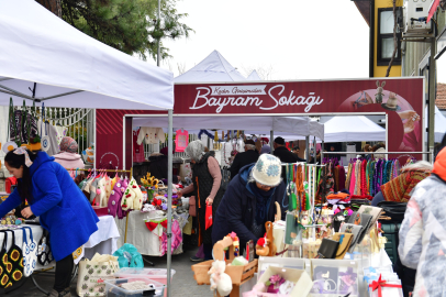 Kadın Girişimciler Bayram Sokağı Osmangazi'de kapılarını açtı