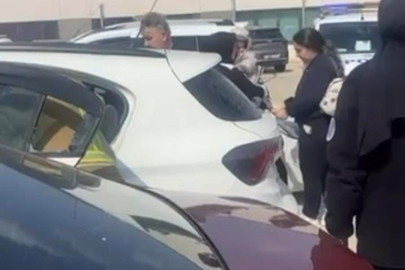Bursa'da küçük çocuk araçta kilitlendi, aile camı kırarak kurtardı