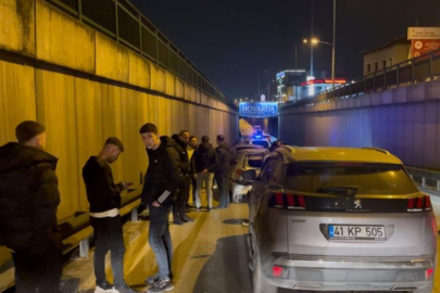 Bursa’da zincirleme trafik kazası sonrası kavga çıktı