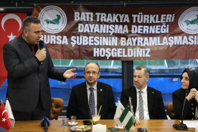 Bursa'da yaşayan Batı Trakya Türkleri bayramlaştı