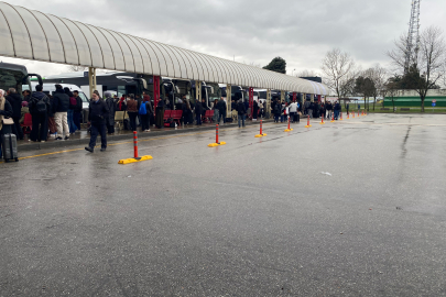 Bursa'da bayram tatili dönüş yoğunluğu başladı