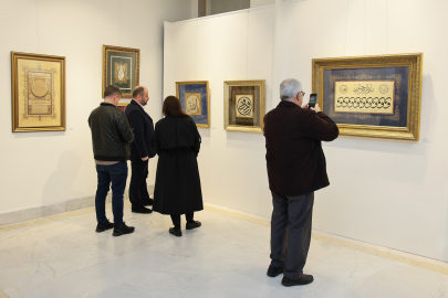 Bursa’da “Zer-i Nab” sergisi sanatseverlerle buluştu