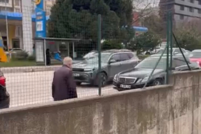 Bursa'da yolunu kaybeden yaşlı adam kendini trafiğin ortasında buldu