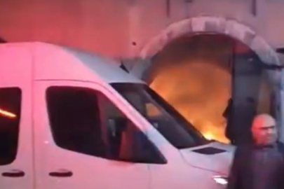 Bursa'da tarihi binada çıkan yangın söndürüldü