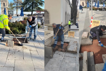 Bursa'nın tarihi Tophane Meydanı yenilendi