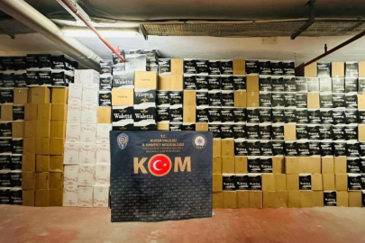 Bursa'da 6 milyon 360 bin kaçak makaron ele geçirildi