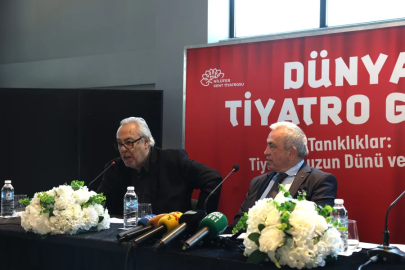 Rutkay Aziz Dünya Tiyatro Günü'nde Nilüferlilerle bir araya geldi