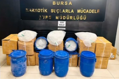 Bursa'da büyük uyuşturucu operasyonu: 4 şüpheli yakalandı