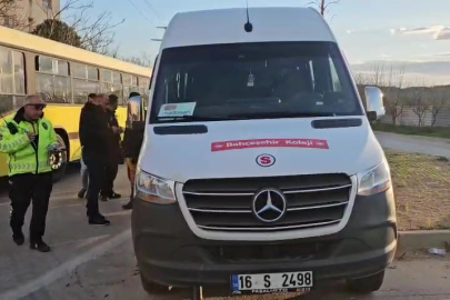 Bursa’da direksiyon başında tansiyonu düşen şoför kaldırıma çıkıp güçlükle durabildi