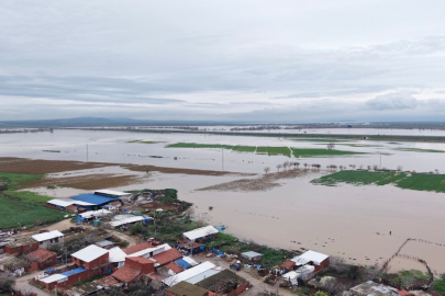 Bursa'da tarım arazileri sular altında kaldı